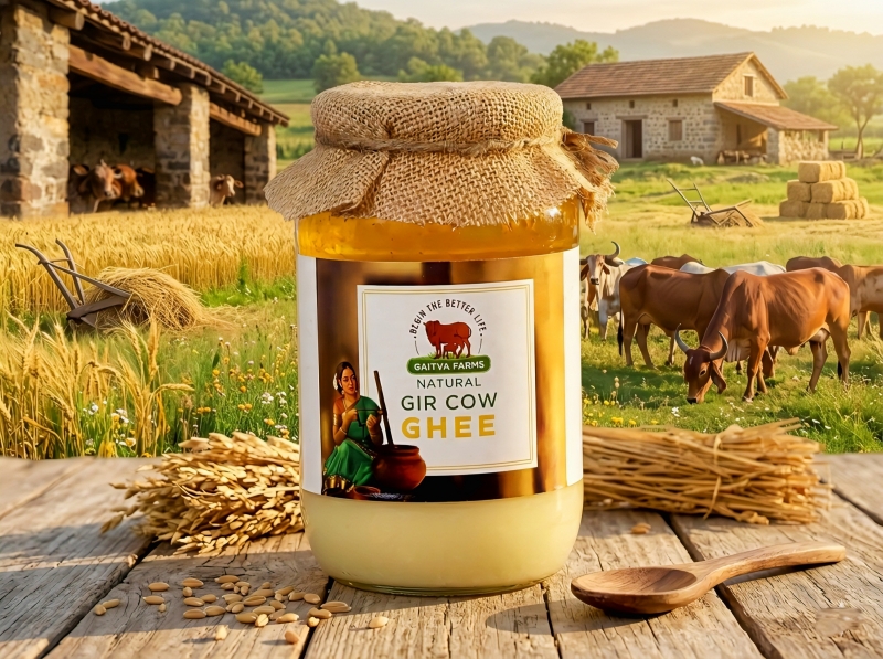 Gir Cow Ghee (1 ltr)